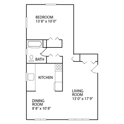 Style F - One Bedroom