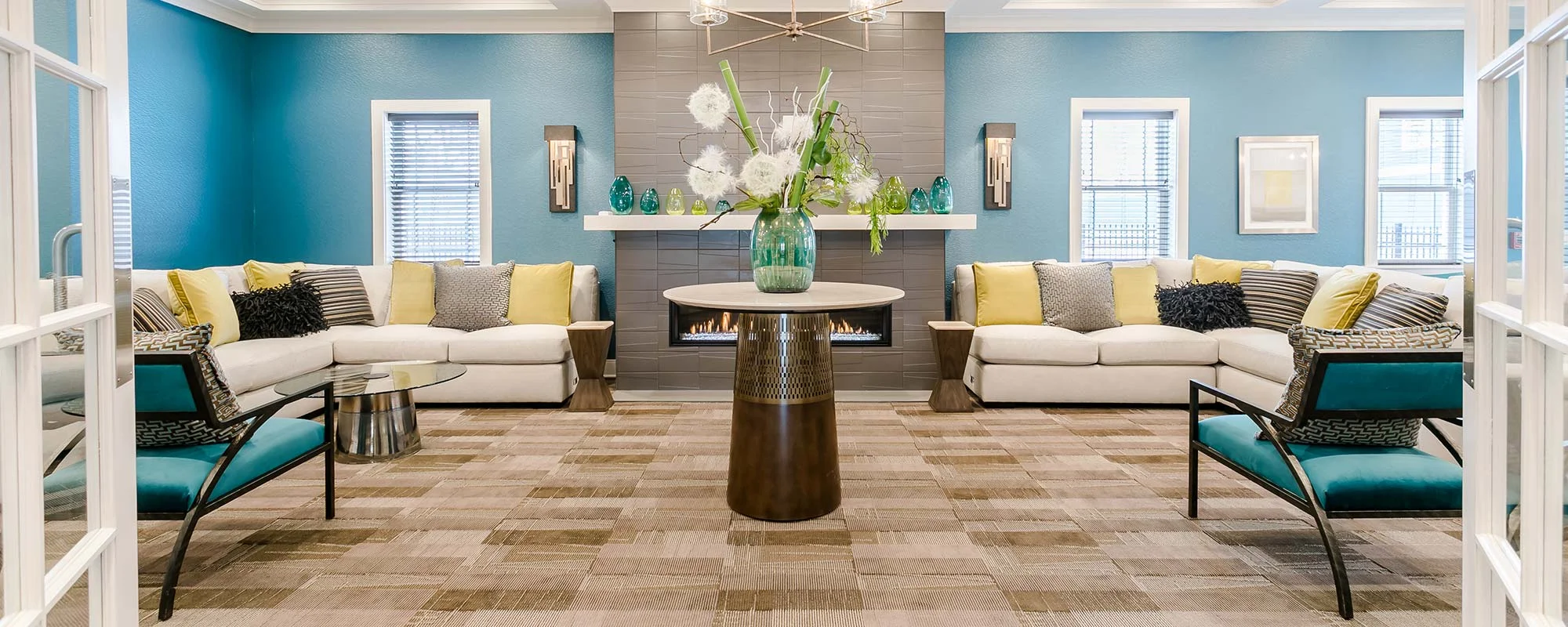 apartment building interior